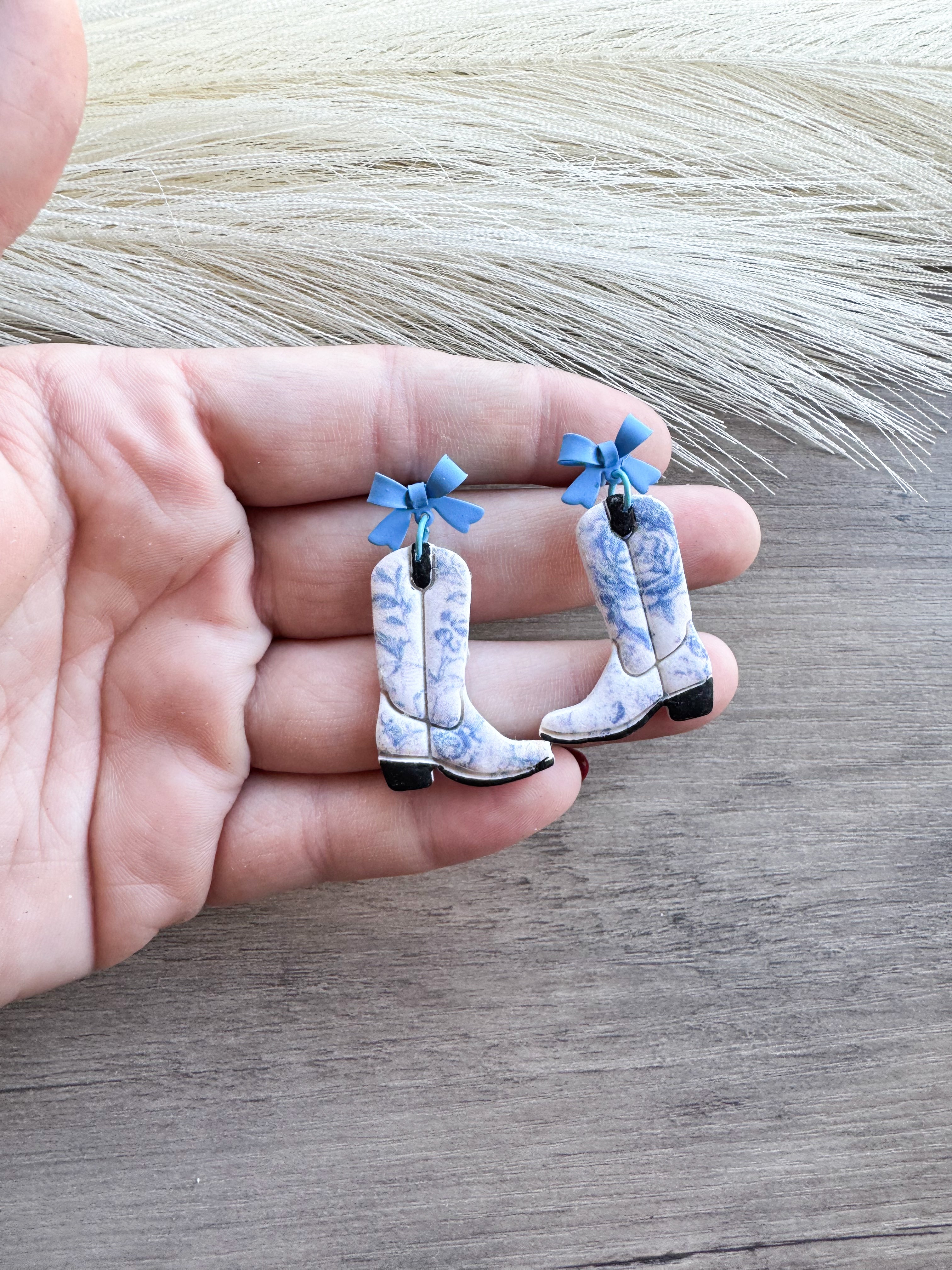 Boot Scootin Boujee Boots Earrings